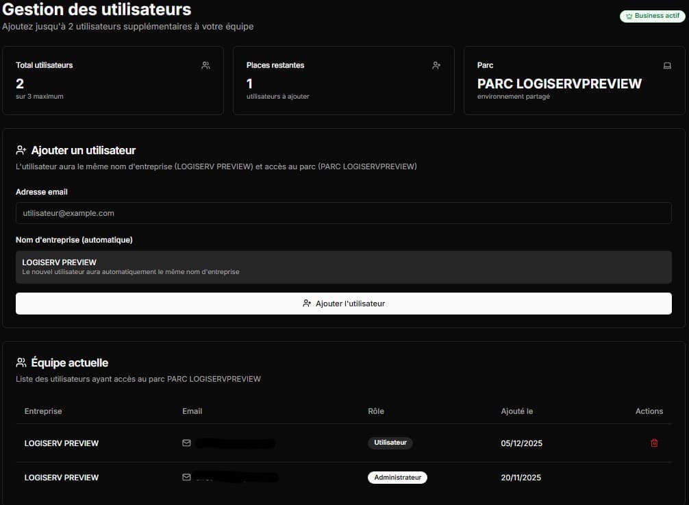 Gestion d'équipe