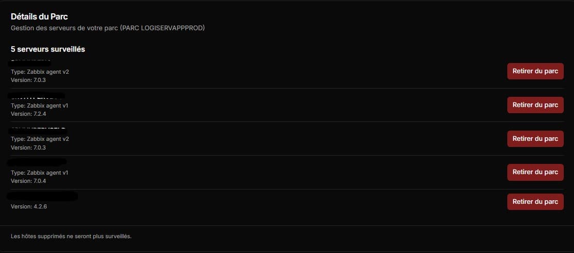 Gestion de votre parc